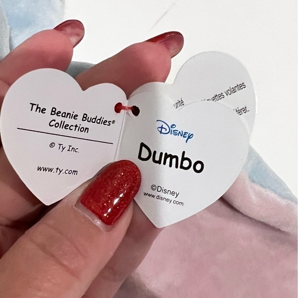 TY Dumbo Elephant Sparkle Disney plush Toy, NWT - Picture 4 of 9